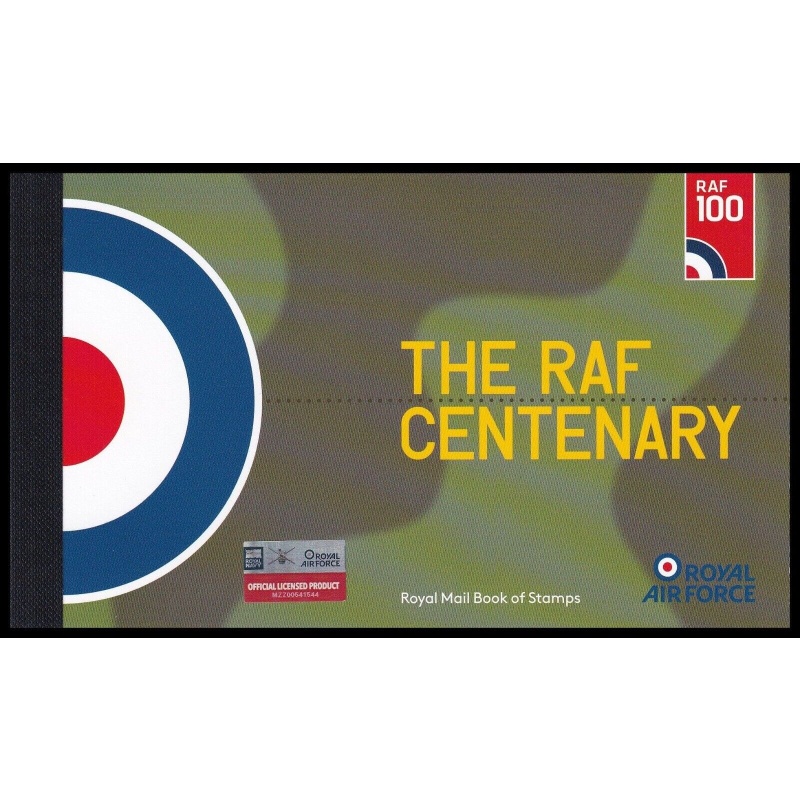 GB Prestige Booklet DY25 2018 RAF Centenary - complete