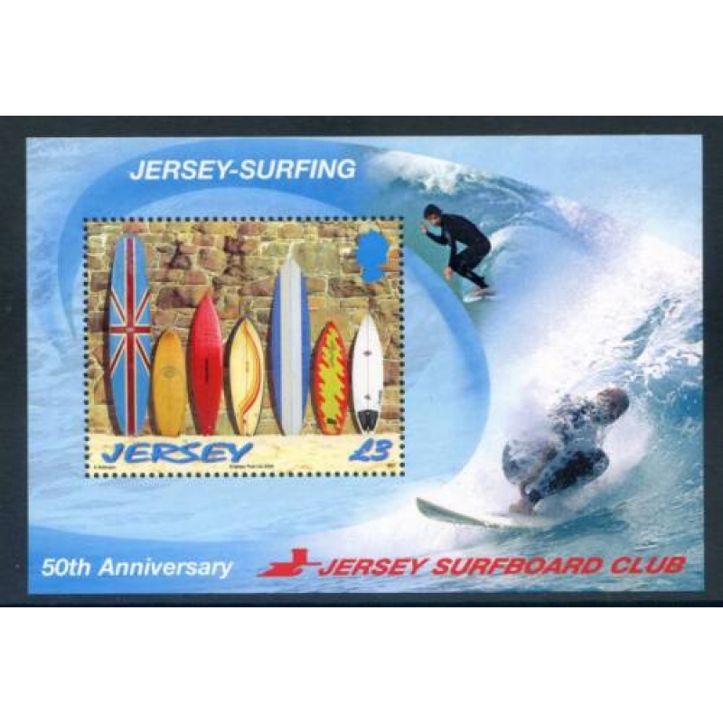 Jersey 2009 Surfboard Set SGMS1441 Set Unmounted mint