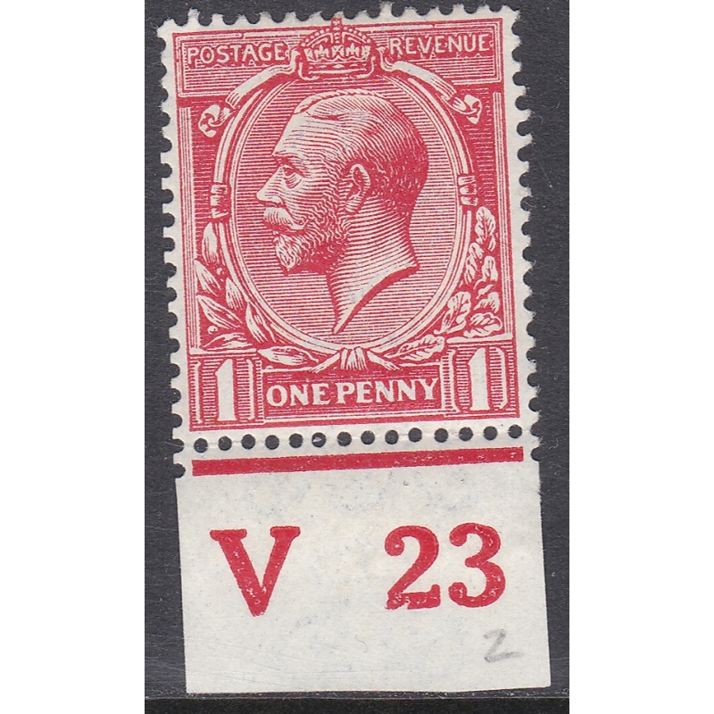 N16(-) 1d Pale Rose Carmine Royal Cypher V23 Wmk type II Imperf type 2 M M