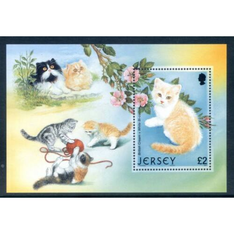 Jersey 2002 Cats Set SG1060 1066 Unmounted Mint