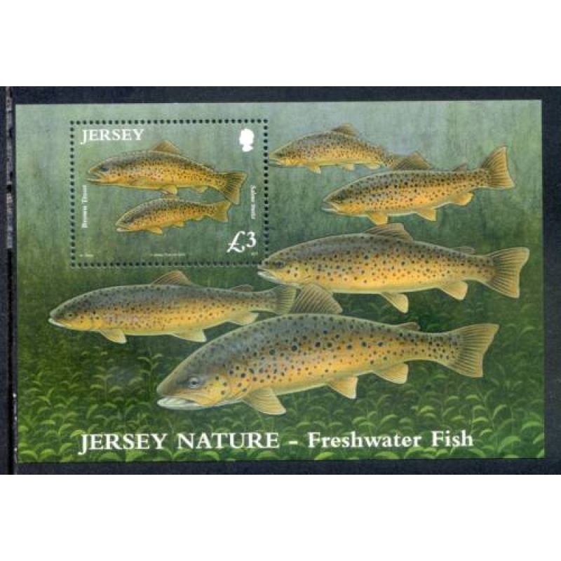 Jersey 2010 Fish Set SGMS1544 Unmounted Mint