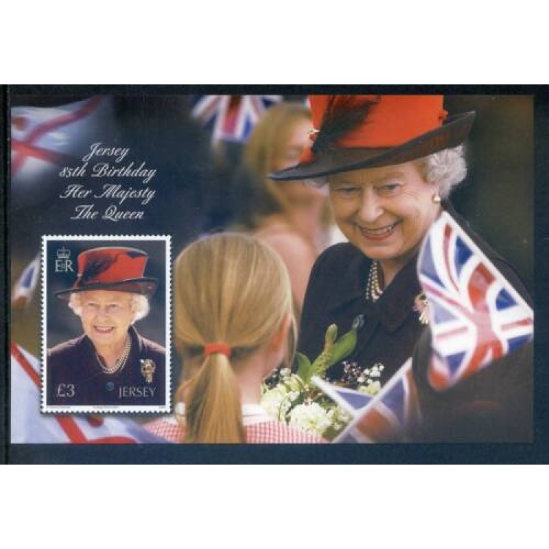 Jersey 2011 QE2 85th Birthday Set SG1574 1575 Unmounted Mint