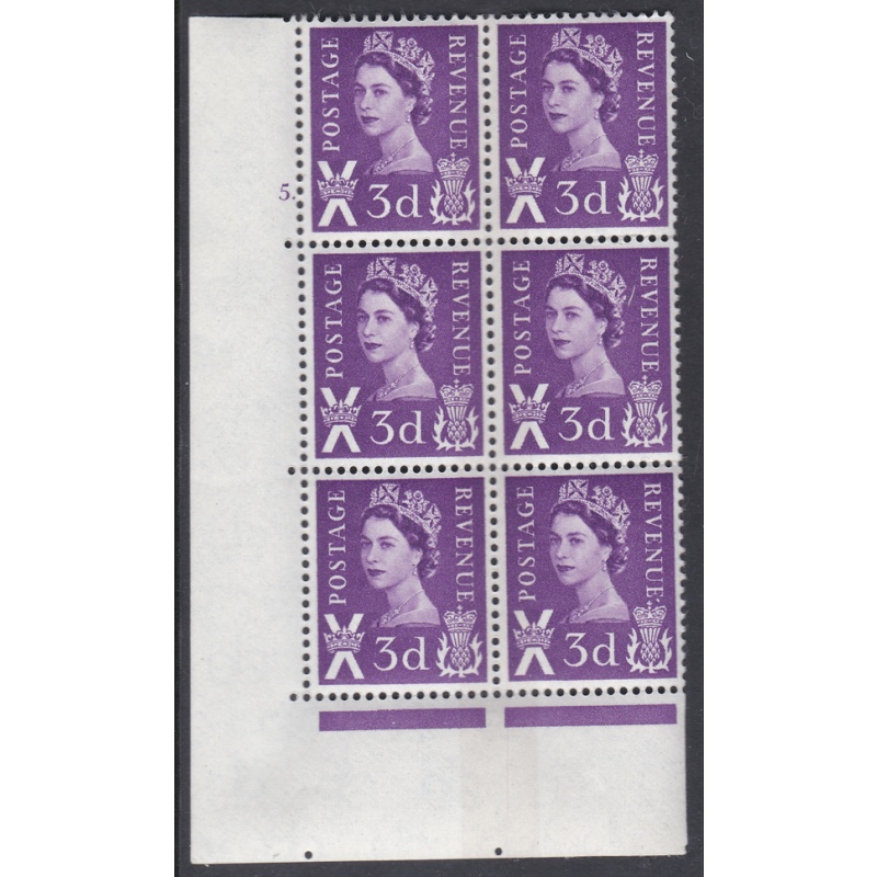 XS5 Scotland Violet Side Band Cylinder 5 dot Spot after last E 20 4 Variety U M