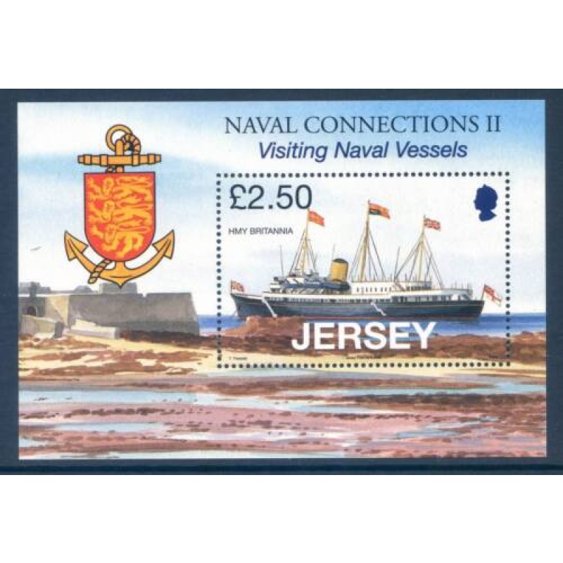 Jersey 2008 Naval Set SG1380 1386 Unmounted mint