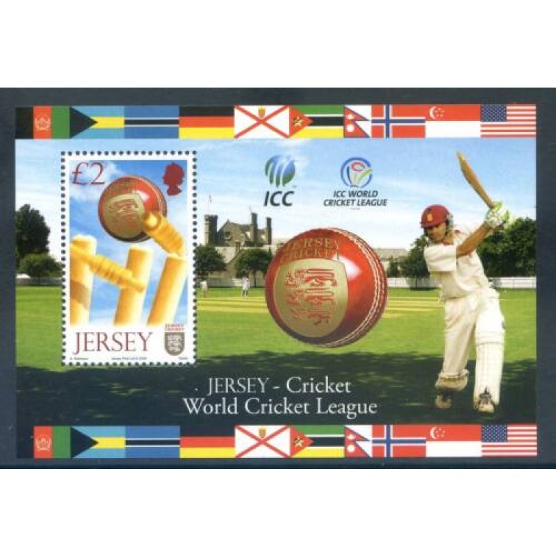 Jersey 2008 World Cricket Set SGMS1379 Unmounted mint