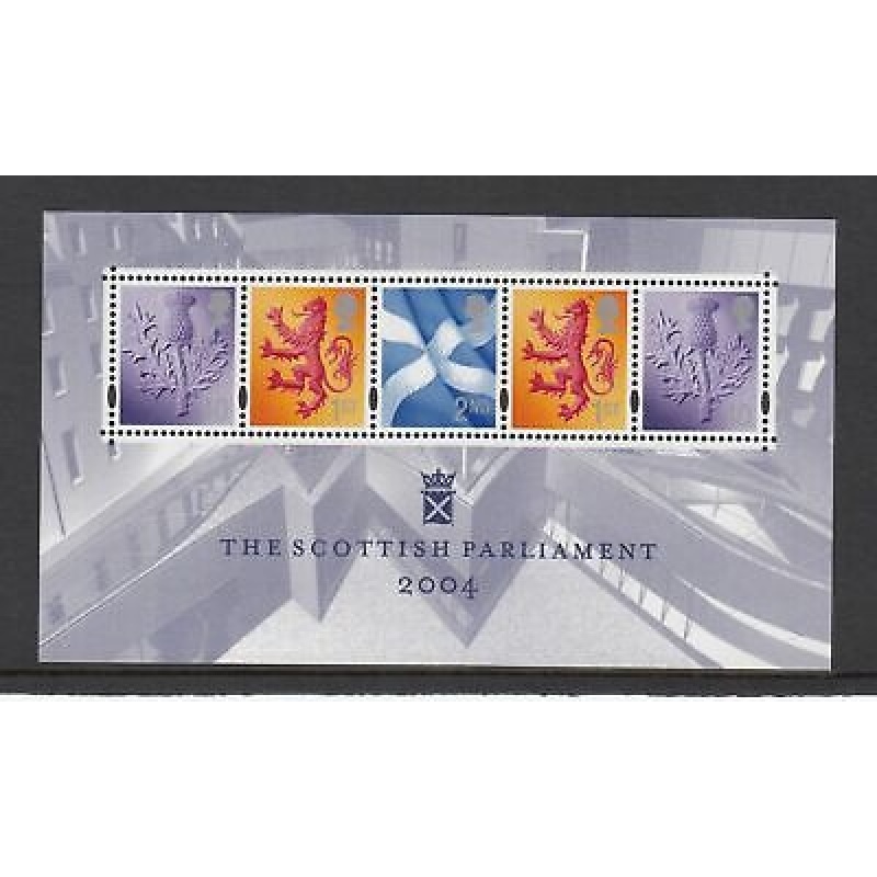 MSS132 2004 Scottish Parliament Miniature Sheet - UNMOUNTED MINT