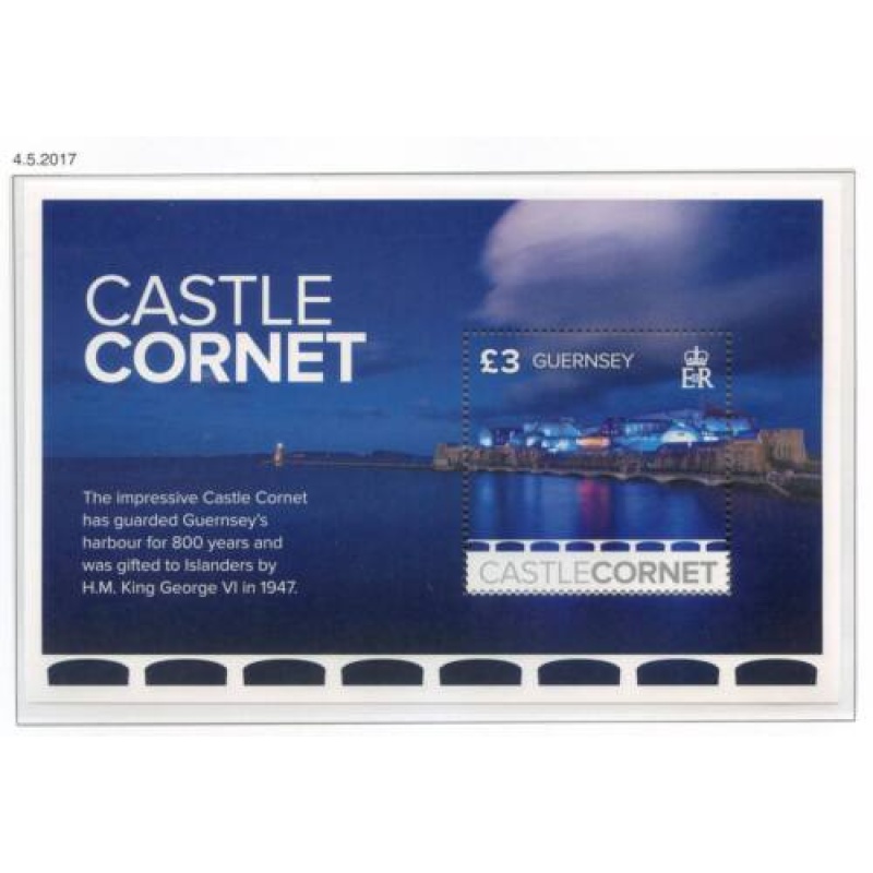 Guernsey 2017 Castles Mini Sheet SG1663 Unmounted Mint