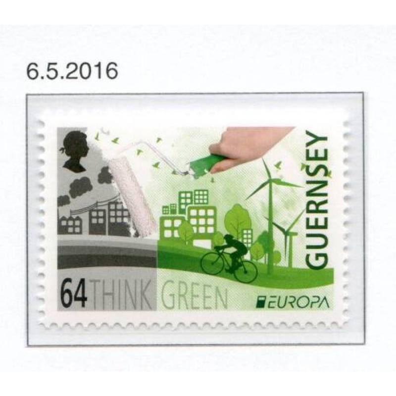 Guernsey 2016 Think Green Set SG1609 Unmounted Mint