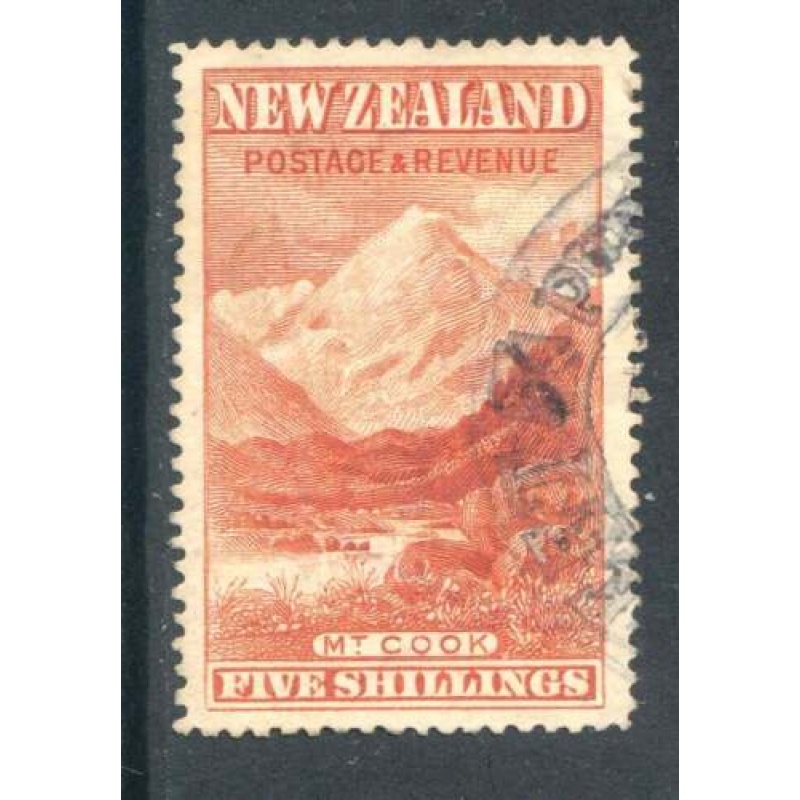 New Zealand 5 - Vermillion SG259 Fine Used