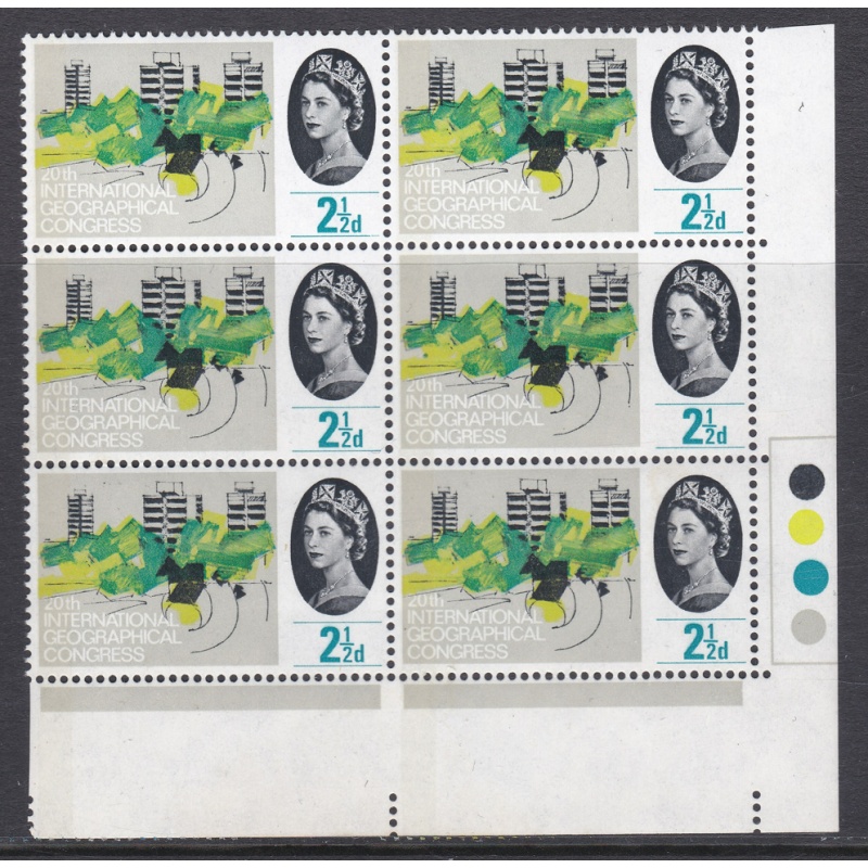 Sg 651pb 1964 Geographical 2d (Phos) Flaw - Line repaired UNMOUNTED MINT MNH