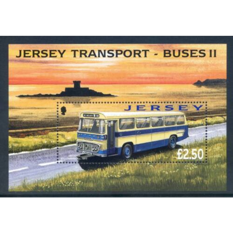 Jersey 2008 Buses Set SG1364 1370 Unmounted mint