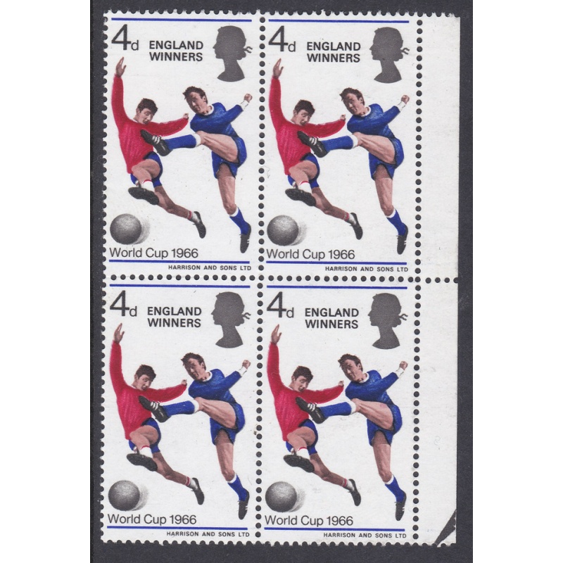 Sg 700a 1966 England Winners Patch On Thigh Flaw UNMOUNTED MINT MNH