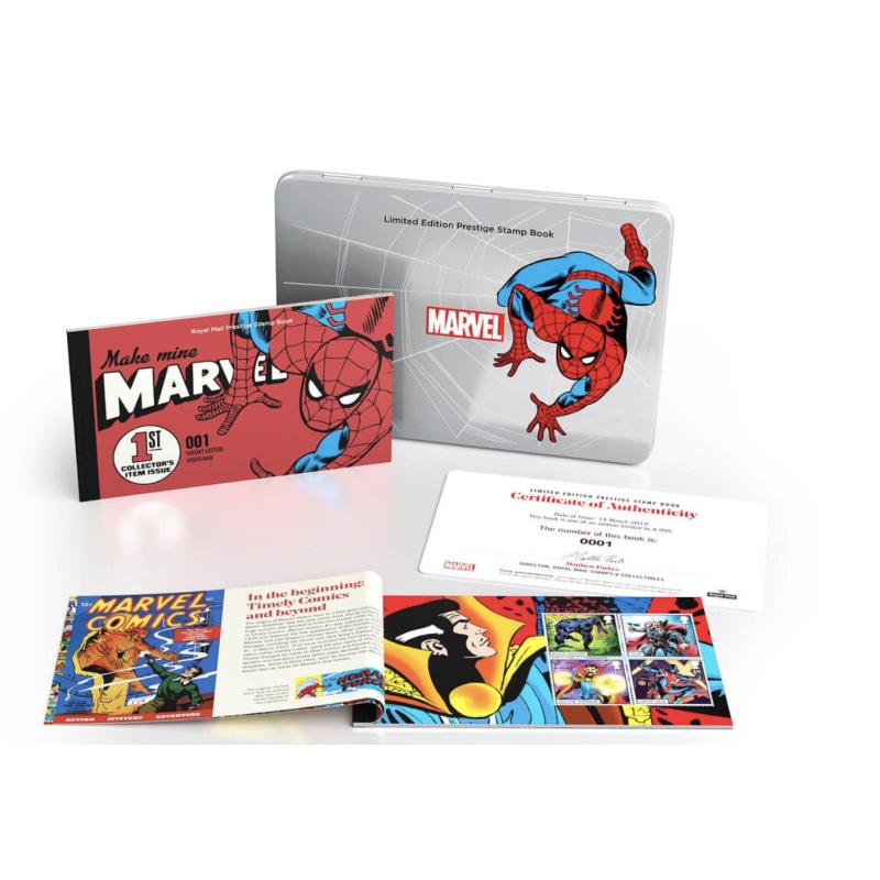 2019 marvel heroes prestige stamp book limited edition  BRAND NEW