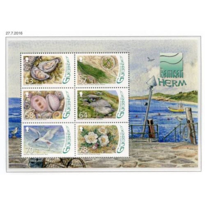 Guernsey 2016 Herm Mini Sheet SG1623 Unmounted Mint