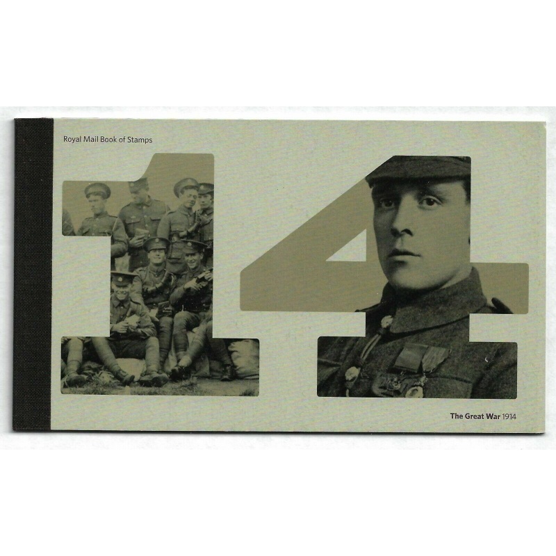 GB Prestige Booklet DY11 2014 Great War 1914 - complete