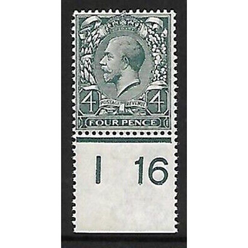 N23(3) 4d Deep Grey Green Royal Cypher control I16 perf single UNMOUNTED MINT