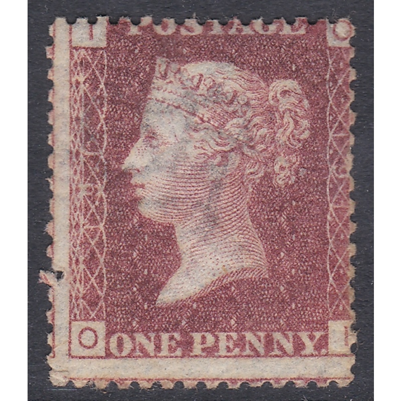 SG 43 1d Penny Red Lettered O-I plate 191 MOUNTED MINT