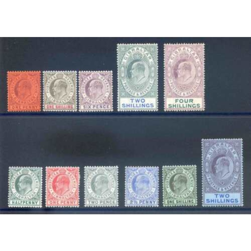 Gibraltar SG57 63  SG66 72 Mounted Mint