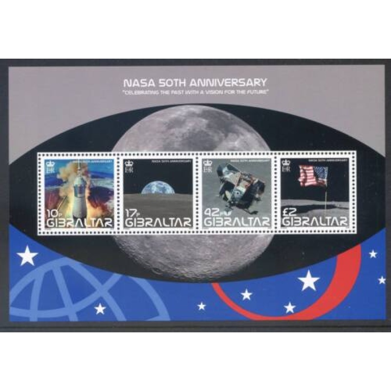 2008 Gibraltar NASA Set SGMS1291 Unmounted Mint