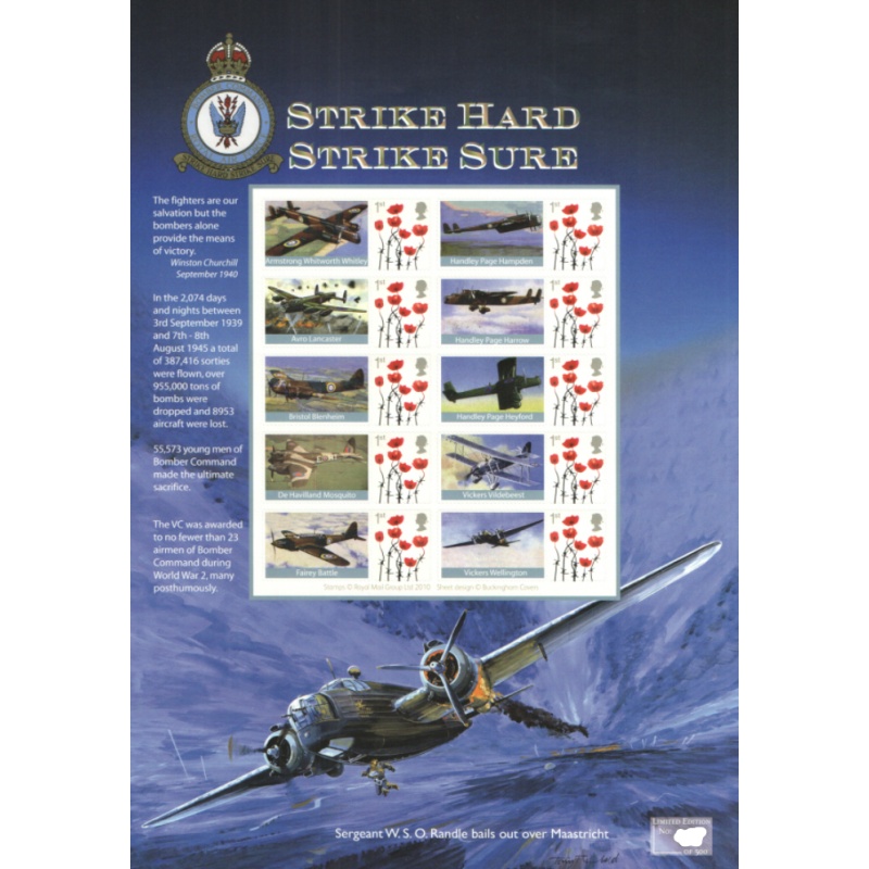 BC-372 2012 Strike Hard Strike Sure no. 475 Smiler Sheet  UNMOUNTED MINT