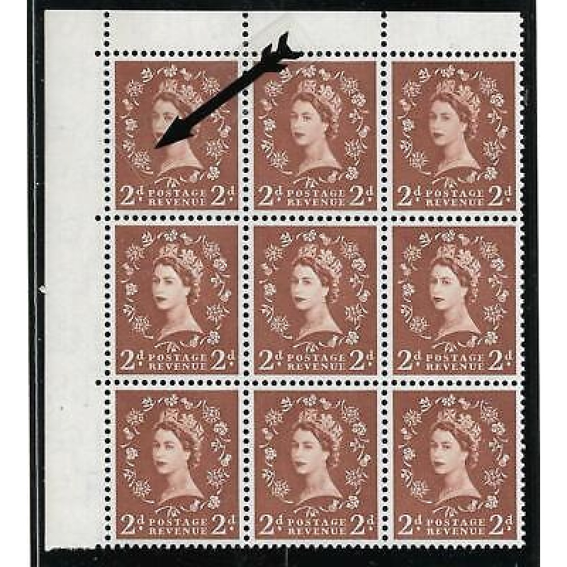 S38r 2d Wilding Edward listed variety Dot over Rose stem UNMOUNTED MINT MNH