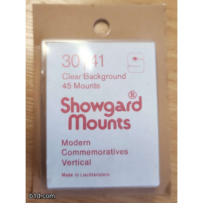 Showgard 45 30x41mm mounts CLEAR sealed pack