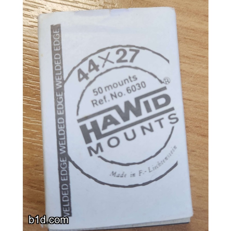 Hawid 50 44x27mm mounts BLACK pack