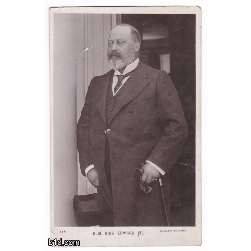 769. H.M. King Edward VII Beagles Postcards Postcard USED